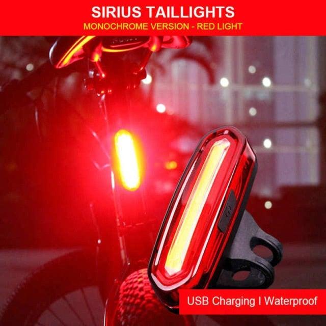 Bike Tail Light Ultra Bright USB Rechargeable LED Bicycle Rear Light 5 Light Mode Headlights High Visibility Bike Rear Light USB Rechargeable LED Bicycle Tail Light Waterproof Cycling Safety Flashlight With Multiple Modes Stevvex