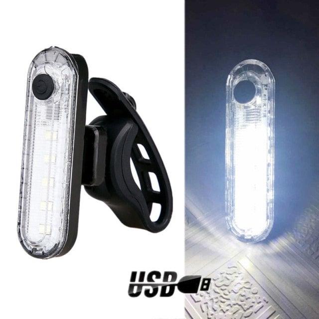 Bike Tail Light Ultra Bright USB Rechargeable LED Bicycle Rear Light 5 Light Mode Headlights High Visibility Bike Rear Light USB Rechargeable LED Bicycle Tail Light Waterproof Cycling Safety Flashlight With Multiple Modes Stevvex