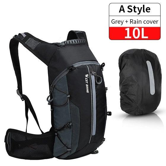 Bike Bags Portable Waterproof Backpack Cycling Water Bag Outdoor Sport Climbing Hiking Pouch Hydration Backpack  Bike Backpack  Mountain Biking Daypack Cycling Hiking Bicycle 10L Stevvex