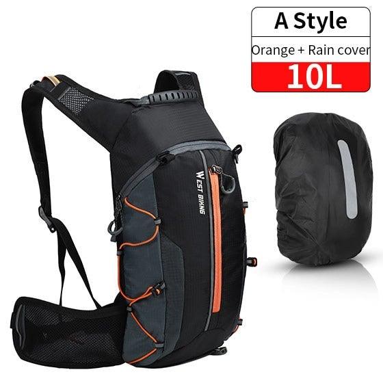 Bike Bags Portable Waterproof Backpack Cycling Water Bag Outdoor Sport Climbing Hiking Pouch Hydration Backpack  Bike Backpack  Mountain Biking Daypack Cycling Hiking Bicycle 10L Stevvex
