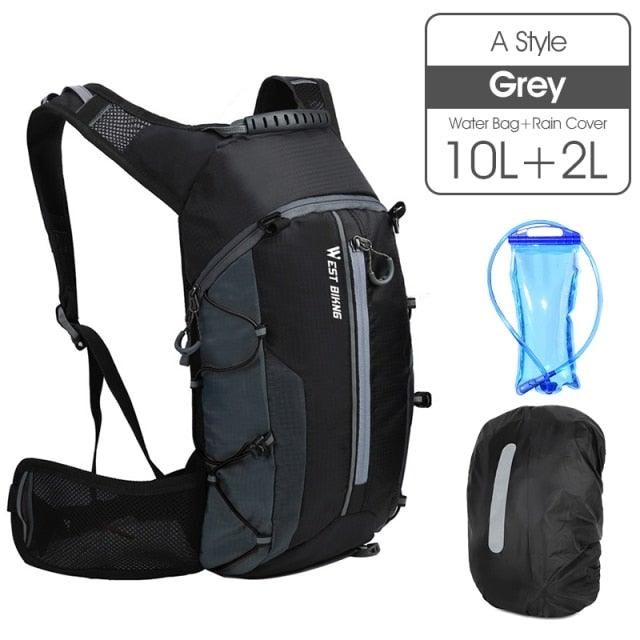 Bike Bags Portable Waterproof Backpack Cycling Water Bag Outdoor Sport Climbing Hiking Pouch Hydration Backpack  Bike Backpack  Mountain Biking Daypack Cycling Hiking Bicycle 10L Stevvex