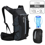 Bike Bags Portable Waterproof Backpack Cycling Water Bag Outdoor Sport Climbing Hiking Pouch Hydration Backpack  Bike Backpack  Mountain Biking Daypack Cycling Hiking Bicycle 10L Stevvex
