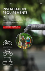 Bike Rear Mirrors Cycling Mobility Scooter Round Handlebar End Mirror Rotatable Adjustable Bicycle Mirror With Safety Rearview Mirror Convex Mirror With Adjustable Handlebar Installation Suitable For Mountain Road Bikes Stevvex