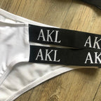 Luxury Women Bikini Set Letter Print Swimsuit Female Push Up Bandage Black Swimwear Women Bikini Set Swimming Bathing Suit Women Swimsuit Bikini Set Letter Print Swimwear Bathing Suit Stevvex