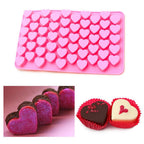 Mini Heart Mold Silicone Ice Chocolate Fondant Mould 3D Pastry Jelly Cookies Baking Cake Decoration Tools 5 Colors Silicone Mold Mini Heart Shape Silicone Ice Cube Molds Trays Chocolate Cute Pink Mold Stevvex