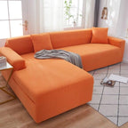 Elegant Elastic Sofa Covers Set for Living Room Chaise Lounge L Shape Corner Stretch Couch Armchair Slipcover Furniture Protector Shaped Sofa Cover Sectional Couch Cover for Living Room Fabric Chaise Lounge Slipcover Stevvex