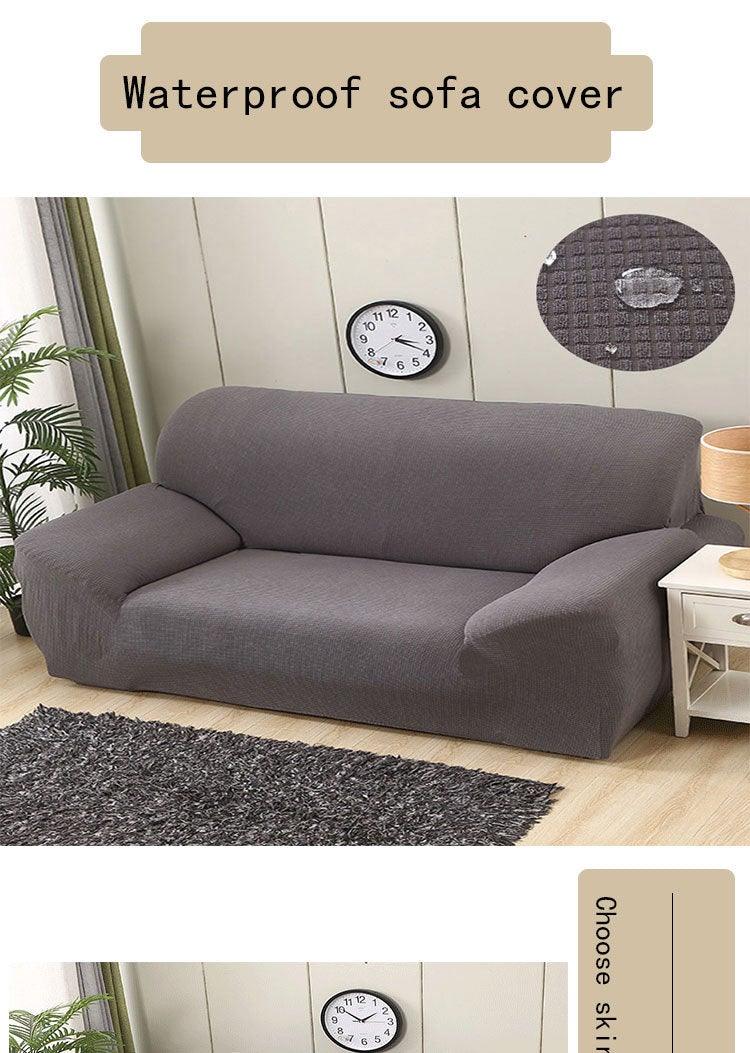 Sofa Cover Waterproof Waffle Sofa Cover All-Inclusive Thick  Sofa Towel Waterproof Sofa Cushion Waterproof Couch Cover Dual Waterproof Sofa Cover Stretch Jacquard Sofa Slipcover Leakproof Furniture Protector For Kids Stevvex