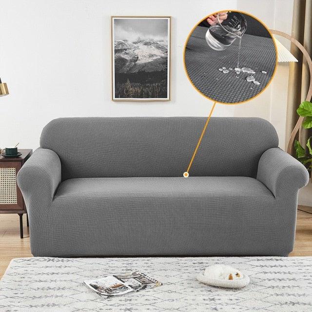 Sofa Cover Waterproof Waffle Sofa Cover All-Inclusive Thick  Sofa Towel Waterproof Sofa Cushion Waterproof Couch Cover Dual Waterproof Sofa Cover Stretch Jacquard Sofa Slipcover Leakproof Furniture Protector For Kids Stevvex