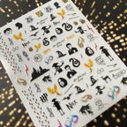 3D Nail Art Stickers Decal Template Nail Tool Decorations Nail Slider  Metallic Nail Art Stickers Set Love Metal Nail Studs Decals for Women Nail Decorations Accessories Metal Curve Stripe Lines Design Letter Nail Sticker Decoration Stevvex