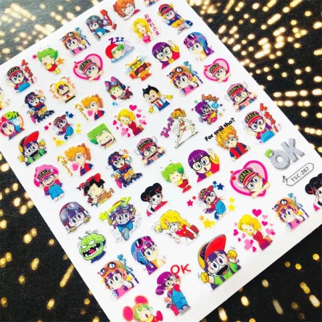 3D Nail Art Stickers Decal Template Nail Tool Decorations Nail Slider  Metallic Nail Art Stickers Set Love Metal Nail Studs Decals for Women Nail Decorations Accessories Metal Curve Stripe Lines Design Letter Nail Sticker Decoration Stevvex