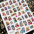 3D Nail Art Stickers Decal Template Nail Tool Decorations Nail Slider  Metallic Nail Art Stickers Set Love Metal Nail Studs Decals for Women Nail Decorations Accessories Metal Curve Stripe Lines Design Letter Nail Sticker Decoration Stevvex