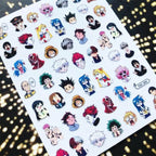3D Nail Art Stickers Decal Template Nail Tool Decorations Nail Slider  Metallic Nail Art Stickers Set Love Metal Nail Studs Decals for Women Nail Decorations Accessories Metal Curve Stripe Lines Design Letter Nail Sticker Decoration Stevvex