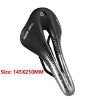 Bicycle Soft Thick Saddle Mountain Road Bike Wide Seat Cushion Road Bike Carbon Saddle Comfort Bike Saddle Ergonomic Waterproof Bicycle Seat For Road Bike Mountain Bike Seats Stevvex