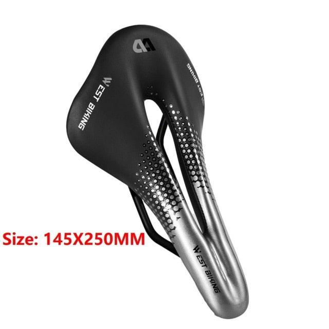 Bicycle Soft Thick Saddle Mountain Road Bike Wide Seat Cushion Road Bike Carbon Saddle Comfort Bike Saddle Ergonomic Waterproof Bicycle Seat For Road Bike Mountain Bike Seats Stevvex