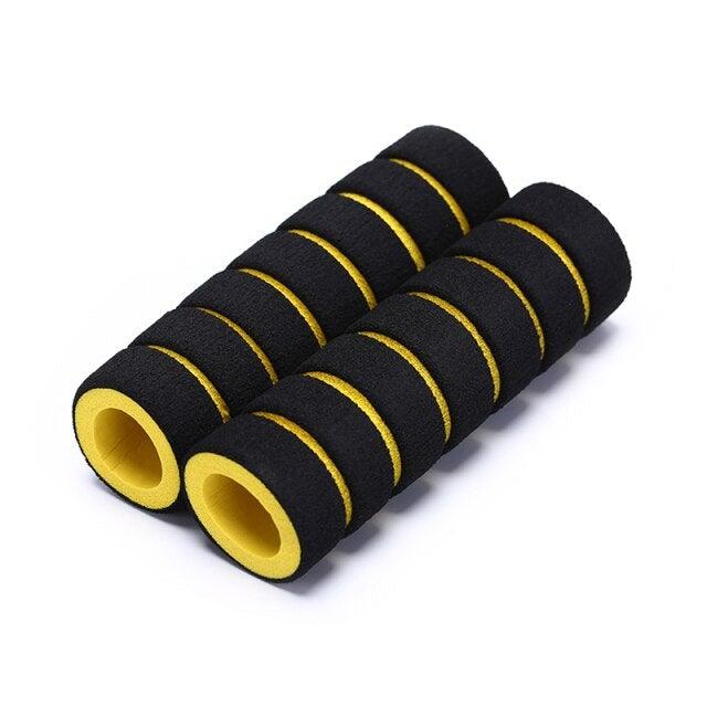 Kids Bike Bicycle Tricycle Scooter Rubber Grip Handle Handlebar Grips Anti-skid Colorful Grips Mountain Bike Grips Sponge Bike Soft Handle Grips Suitable For Road Bikes Mountain And Kids Bikes Stevvex