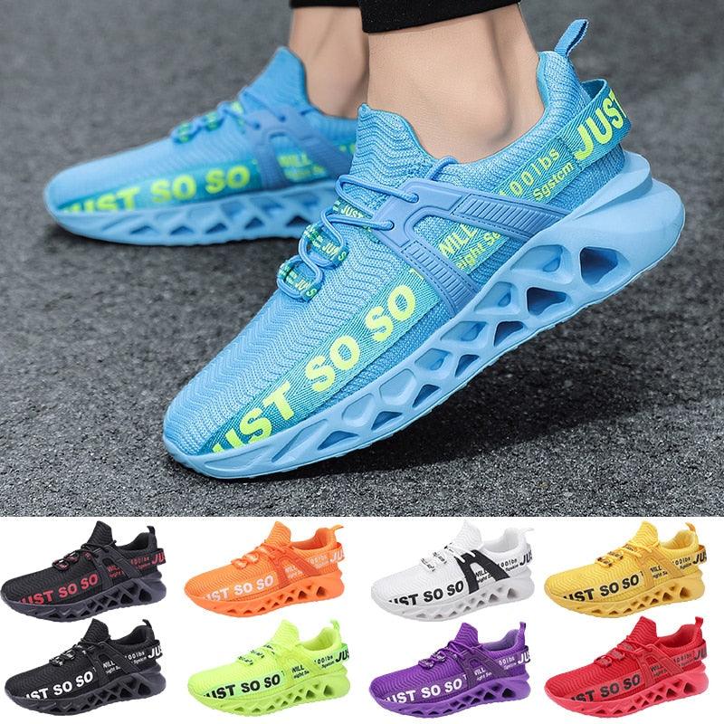 New Mens Sneakers Running Shoes Fashion Breathable Outdoor Sports Sneakers Soft Thick Bottom Athletic Men's Modern Running Sneakers For Outdoor Workout Stevvex
