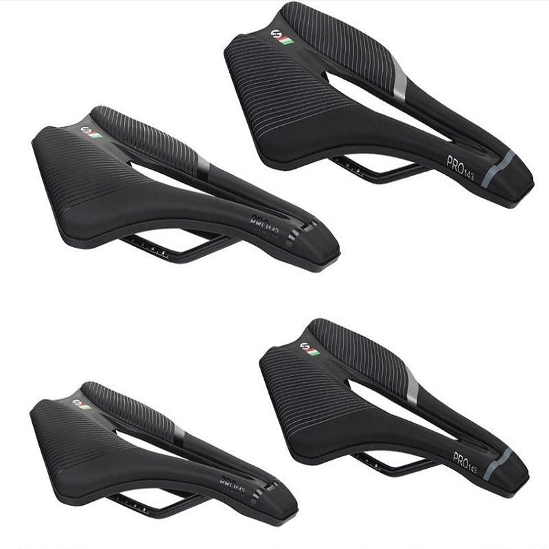 Bicycle Saddle Soft Thick Mountain Road Bike Wide Seat Cushion Bike Carbon Saddle Seat Ergonomics Design Fit Comfort Bike Saddle With Foam Breathable Soft Bicycle Cushion For Women Men Stevvex