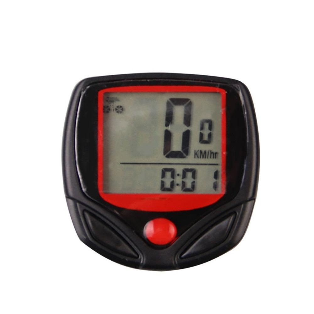 Waterproof Bicycle Bike Cycle LCD Display Digital Computer Bike Speedometer Waterproof And Cycling Odometer With Automatic Wake-up LCD Display Outdoor Sport Computer Speedometer Stevvex