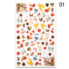 Blue Butterfly 3D Nail Stickers Flowers Leaves Self Adhesive Transfer Sliders Wraps Manicures Foils Decorations Decoration Tattoo Manicure Transfer Nail Decals Flowers Butterfly Designs Nails Supply Manicure Tips Design Nail Decoration Stevvex