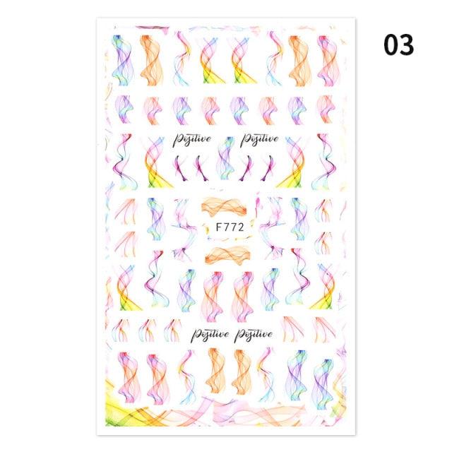Blue Butterfly 3D Nail Stickers Flowers Leaves Self Adhesive Transfer Sliders Wraps Manicures Foils Decorations Decoration Tattoo Manicure Transfer Nail Decals Flowers Butterfly Designs Nails Supply Manicure Tips Design Nail Decoration Stevvex
