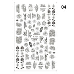 Blue Butterfly 3D Nail Stickers Flowers Leaves Self Adhesive Transfer Sliders Wraps Manicures Foils Decorations Decoration Tattoo Manicure Transfer Nail Decals Flowers Butterfly Designs Nails Supply Manicure Tips Design Nail Decoration Stevvex