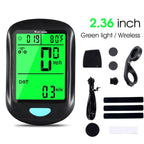 Wireless Wired Bike Computer Backlight Speedometer Odometer Rainproof Cycling Stopwatch Road Bicycle Computer Multifunction With Extra Large LCD Backlight Display Waterproof Design Stevvex