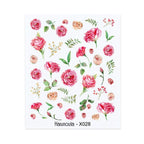 Nails Sticker Nail Art Decorations Flowers Leaves Decals Water Transfer Sliders Woman Face Fruit Foil Manicures Wraps  Water Transfer Nail Decals Sticker For Pretty Girl Self-Adhesive Nail Decals Designer Nail Stickers for Acrylic Decal Stevvex