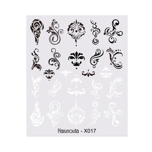 Nails Sticker Nail Art Decorations Flowers Leaves Decals Water Transfer Sliders Woman Face Fruit Foil Manicures Wraps  Water Transfer Nail Decals Sticker For Pretty Girl Self-Adhesive Nail Decals Designer Nail Stickers for Acrylic Decal Stevvex