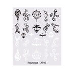 Nails Sticker Nail Art Decorations Flowers Leaves Decals Water Transfer Sliders Woman Face Fruit Foil Manicures Wraps  Water Transfer Nail Decals Sticker For Pretty Girl Self-Adhesive Nail Decals Designer Nail Stickers for Acrylic Decal Stevvex