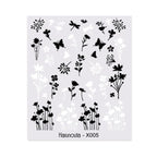 Nails Sticker Nail Art Decorations Flowers Leaves Decals Water Transfer Sliders Woman Face Fruit Foil Manicures Wraps  Water Transfer Nail Decals Sticker For Pretty Girl Self-Adhesive Nail Decals Designer Nail Stickers for Acrylic Decal Stevvex