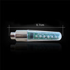 Bicycle Light Wheels Double-Sensing Sided Mountain Bike LED Lamp Riding Wheel Lights Neon Flashing Lamp Glow In The Dark Safety Warning Bike Lights For Night Riding Stevvex