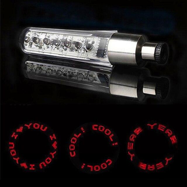 Bicycle Light Wheels Double-Sensing Sided Mountain Bike LED Lamp Riding Wheel Lights Neon Flashing Lamp Glow In The Dark Safety Warning Bike Lights For Night Riding Stevvex