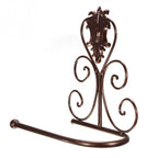 New Arrival Classic Bathroom accessories Vintage Iron Toilet Paper Towel Roll Holder Bathroom Wall Mount Rack Toilet Paper Roll Holder Cast Iron Wall Mounted Toilet Tissue Holder  European Victorian Design Stevvex