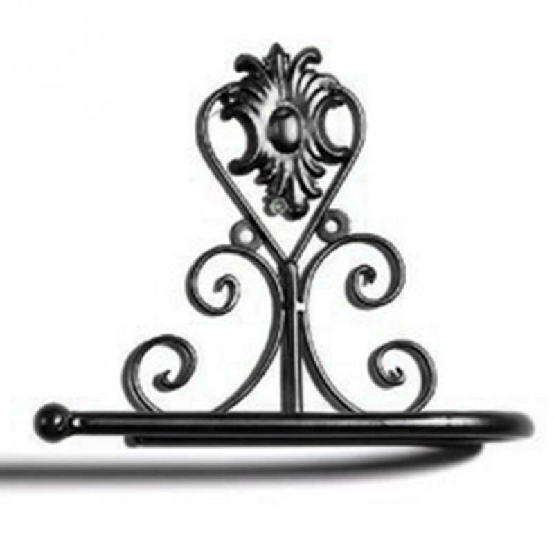 New Arrival Classic Bathroom accessories Vintage Iron Toilet Paper Towel Roll Holder Bathroom Wall Mount Rack Toilet Paper Roll Holder Cast Iron Wall Mounted Toilet Tissue Holder  European Victorian Design Stevvex