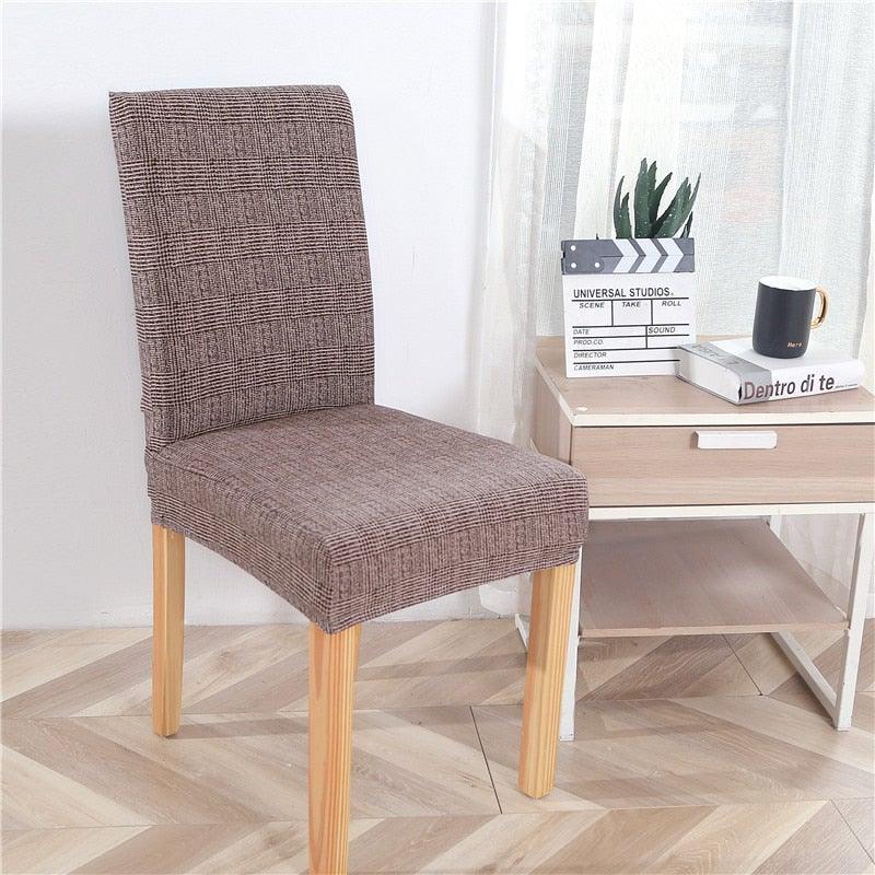 Printed Modern Chair Cover Spandex Stretch Elastic Chair Covers Seat Cover For Dining Room Hotel Wedding Banquet Cover Printed Stretchable Parson Chair Covers for Dining Room Pattern Stretch Dining Chair Slipcover Washable Removable for Kitchen Stevvex