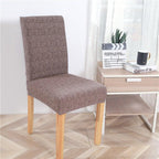 Printed Modern Chair Cover Spandex Stretch Elastic Chair Covers Seat Cover For Dining Room Hotel Wedding Banquet Cover Printed Stretchable Parson Chair Covers for Dining Room Pattern Stretch Dining Chair Slipcover Washable Removable for Kitchen Stevvex