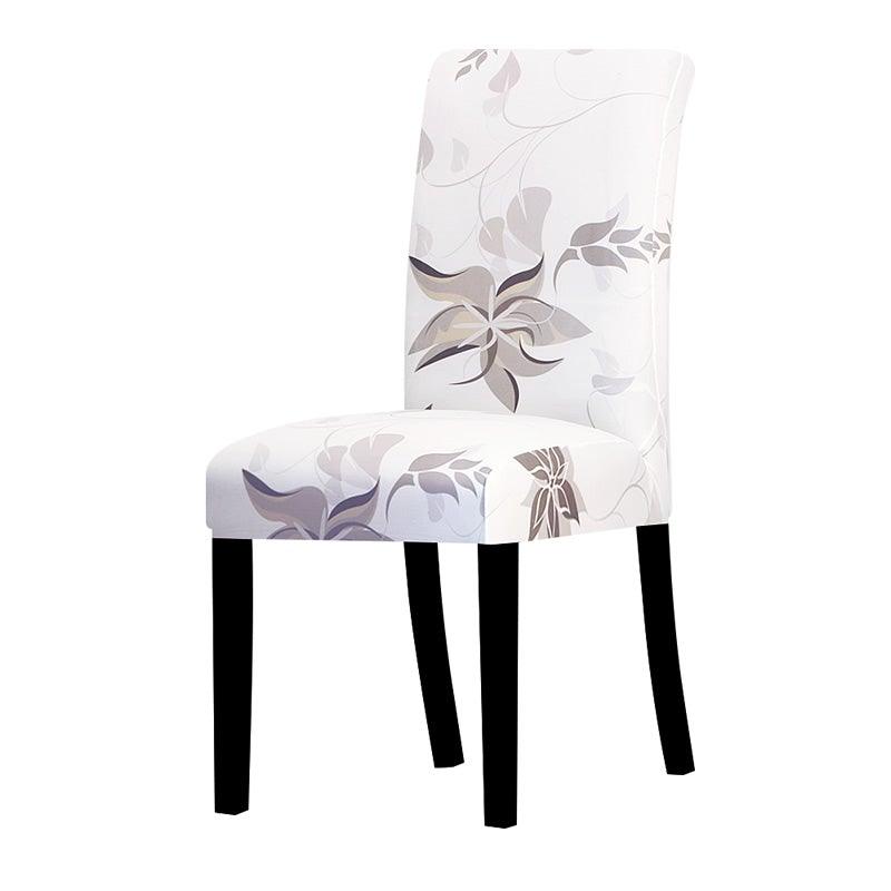 Printed Chair Cover Economical and Practical Stretch Seat Cover Slipcovers Big Elastic Washable Dining Chairs Beach Chairs Removable Washable Short Parsons Kitchen Chair Covers Protector for Dining Room Hote Stevvex