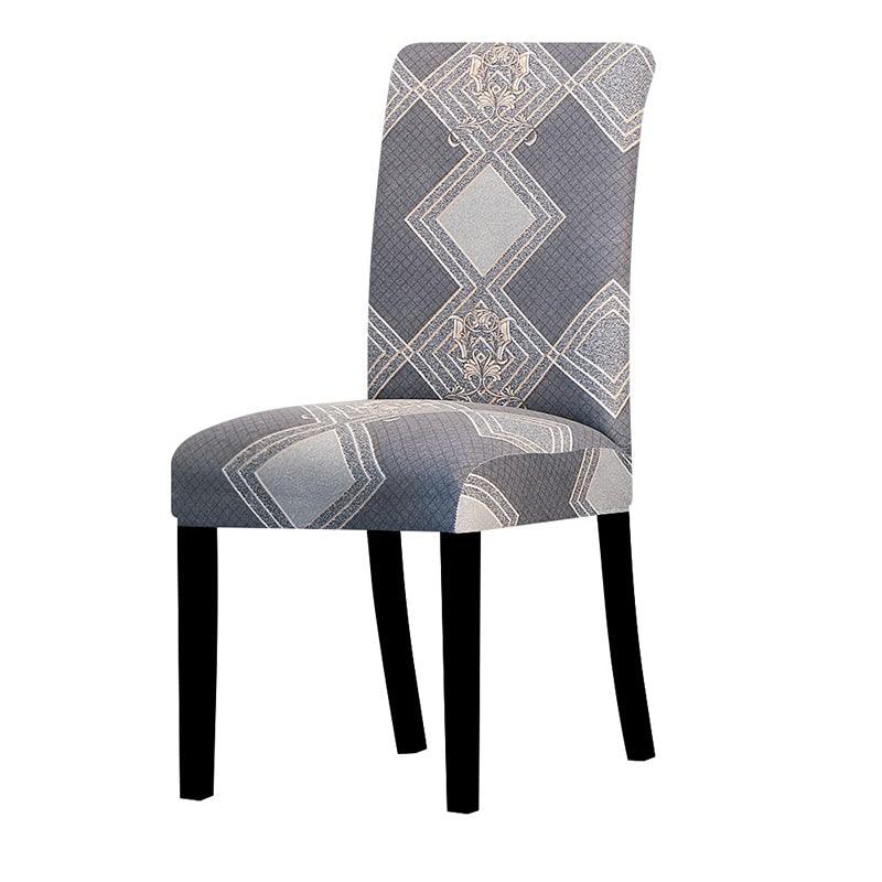 Printed Chair Cover Economical and Practical Stretch Seat Cover Slipcovers Big Elastic Washable Dining Chairs Beach Chairs Removable Washable Short Parsons Kitchen Chair Covers Protector for Dining Room Hote Stevvex