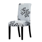 Printed Chair Cover Economical and Practical Stretch Seat Cover Slipcovers Big Elastic Washable Dining Chairs Beach Chairs Removable Washable Short Parsons Kitchen Chair Covers Protector for Dining Room Hote Stevvex