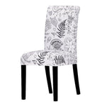 Printed Chair Cover Economical and Practical Stretch Seat Cover Slipcovers Big Elastic Washable Dining Chairs Beach Chairs Removable Washable Short Parsons Kitchen Chair Covers Protector for Dining Room Hote Stevvex