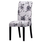 Printed Chair Cover Economical and Practical Stretch Seat Cover Slipcovers Big Elastic Washable Dining Chairs Beach Chairs Removable Washable Short Parsons Kitchen Chair Covers Protector for Dining Room Hote Stevvex