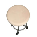 Polyester Fabric Round Chair Cover Waterproof Dining Seat Chair Covers Hotel Banquet Seat Covers Chair Protector Round Bar Stool Seat Covers Washable Stool Cushion Slipcover Elastic Bar Chair Covers Stevvex