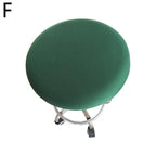 Polyester Fabric Round Chair Cover Waterproof Dining Seat Chair Covers Hotel Banquet Seat Covers Chair Protector Round Bar Stool Seat Covers Washable Stool Cushion Slipcover Elastic Bar Chair Covers Stevvex