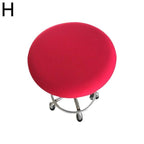 Polyester Fabric Round Chair Cover Waterproof Dining Seat Chair Covers Hotel Banquet Seat Covers Chair Protector Round Bar Stool Seat Covers Washable Stool Cushion Slipcover Elastic Bar Chair Covers Stevvex