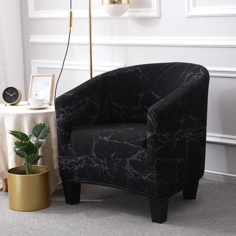 Club Chair Cover Armchair Slipcover Geometric Printed Small Sofa Covers Protect For Pets Chair Decoration Chair Slipcover Decoration Club Chair Cover Spandex Elastic Armchair Slipcover Geometric Printed Small Sofa Covers Protect For Living Room Hotel Bar Stevvex