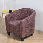 Club Chair Cover Armchair Slipcover Geometric Printed Small Sofa Covers Protect For Pets Chair Decoration Chair Slipcover Decoration Club Chair Cover Spandex Elastic Armchair Slipcover Geometric Printed Small Sofa Covers Protect For Living Room Hotel Bar Stevvex