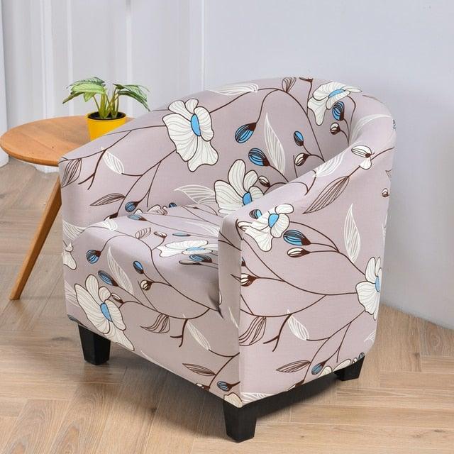 Club Chair Cover Armchair Slipcover Geometric Printed Small Sofa Covers Protect For Pets Chair Decoration Chair Slipcover Decoration Club Chair Cover Spandex Elastic Armchair Slipcover Geometric Printed Small Sofa Covers Protect For Living Room Hotel Bar Stevvex