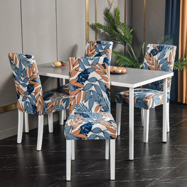 Marble Printed Stretch Chair Cover For Dining Room Office Banquet Chair Protector Elastic Material Armchair Cover  Chair Cover Chair Slipcover Marble Background Texture Parson Chair Stevvex
