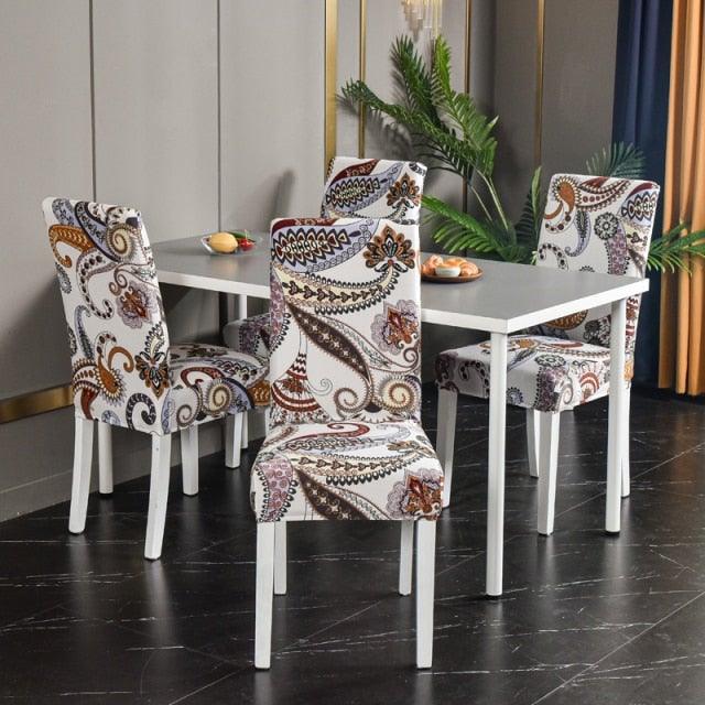 Marble Printed Stretch Chair Cover For Dining Room Office Banquet Chair Protector Elastic Material Armchair Cover  Chair Cover Chair Slipcover Marble Background Texture Parson Chair Stevvex