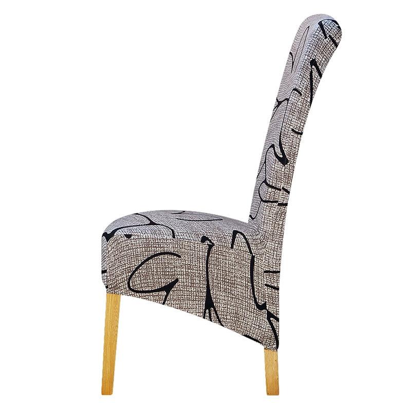 Stretch XL Size Chair Cover Big Elastic Seat Chair Covers Painting Slipcovers Restaurant Banquet Dining Home Party Decoration Chairs Protector Covers Seat Slipcover With Elastic Band For Dining Room Wedding Ceremony Banquet Stevvex